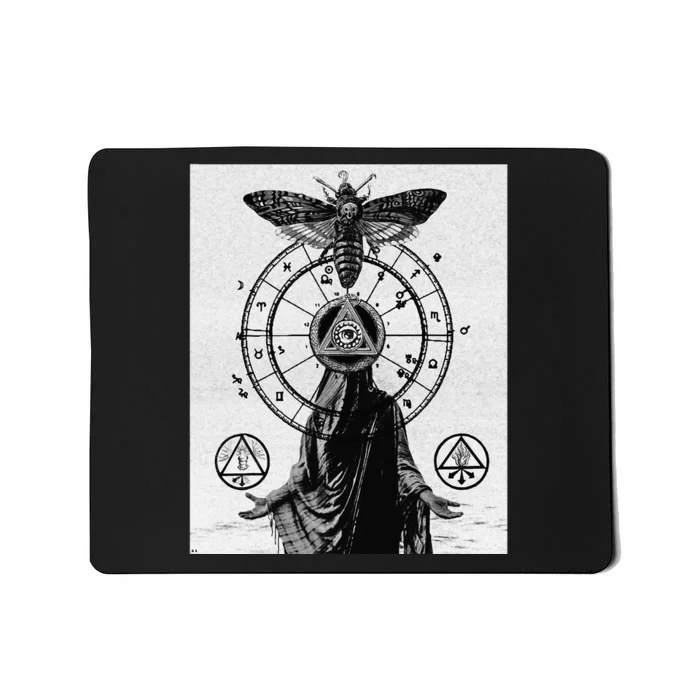 Occult Esoteric Mysticism Gothic Unholy Dark Aesthetic Goth Mousepad