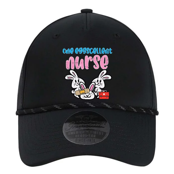 One Eggcellent Nurse Easter Day Bunny Funny Scrub Performance The Dyno Cap