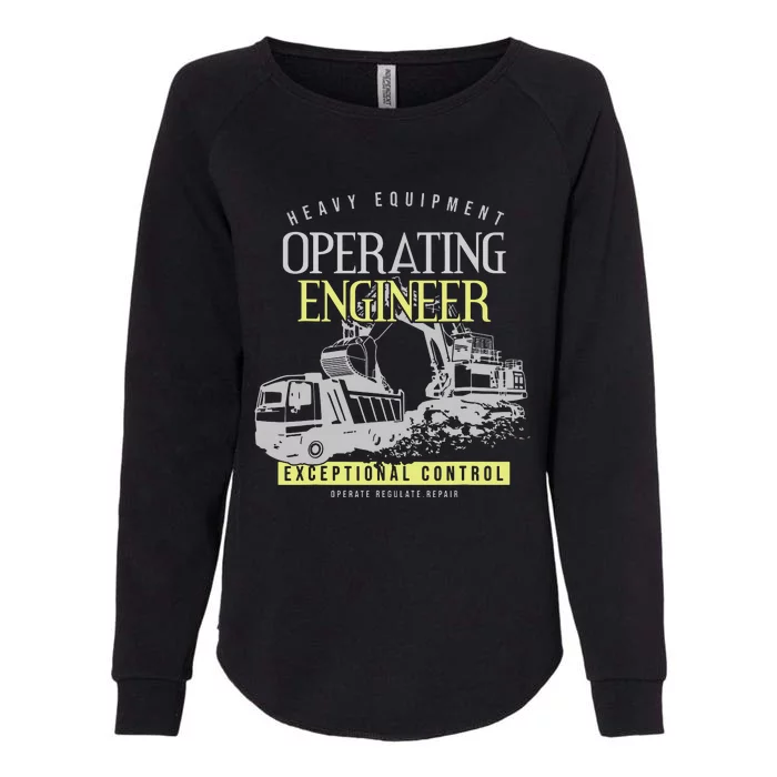 Operating Engineer Womens California Wash Sweatshirt