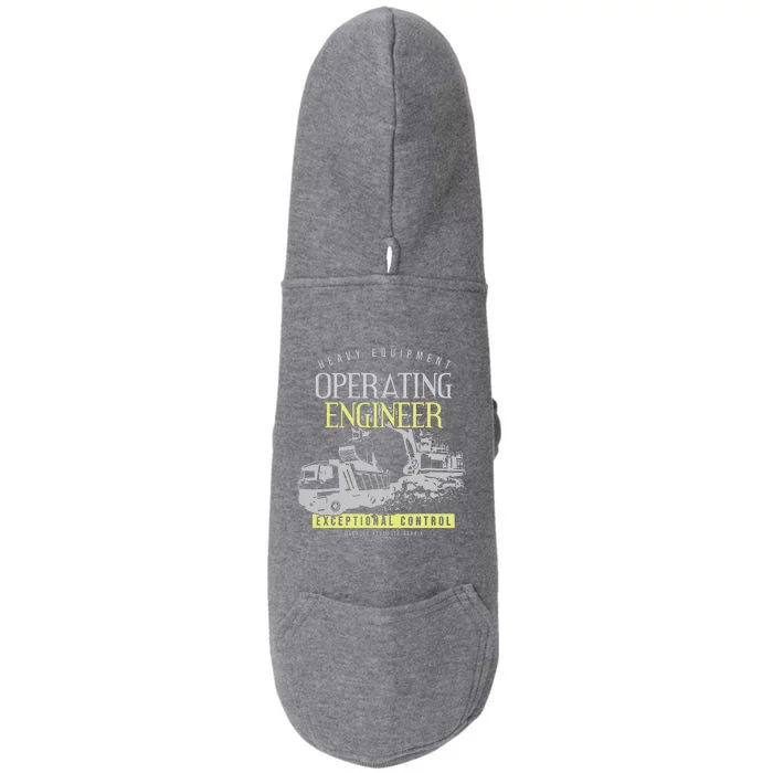 Operating Engineer Doggie 3-End Fleece Hoodie