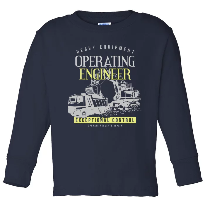 Operating Engineer Toddler Long Sleeve Shirt