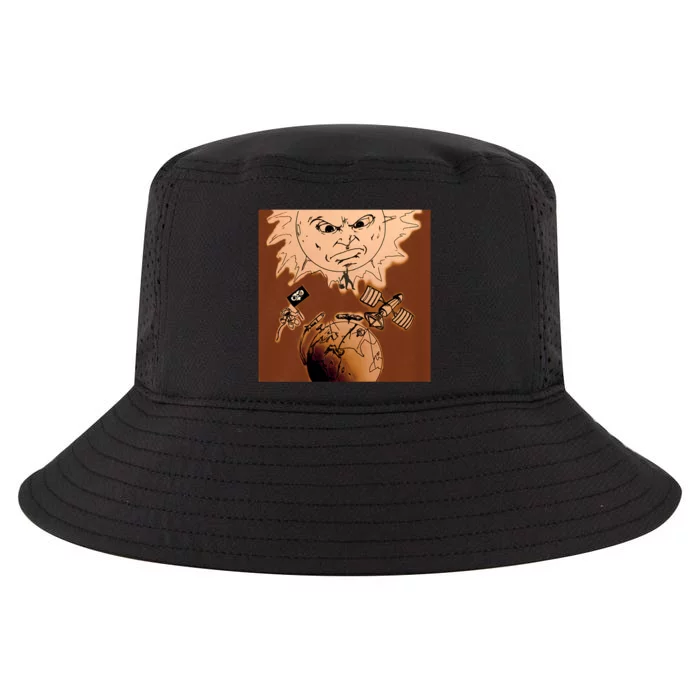 One Eyed Owl Oeo Aliens Warning Cool Comfort Performance Bucket Hat