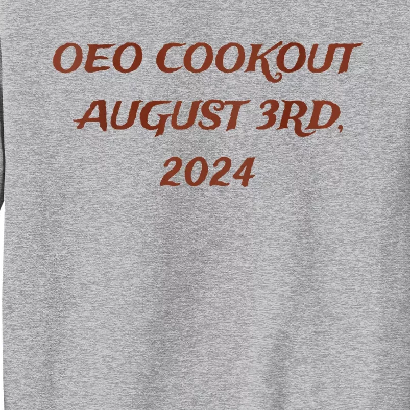 One Eyed Owl Oeo Cookout 2024 Tall Sweatshirt