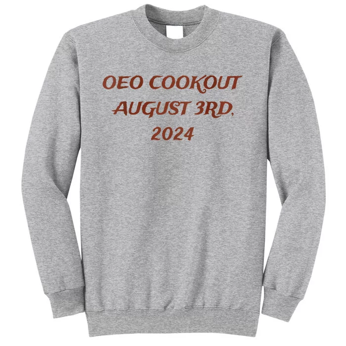 One Eyed Owl Oeo Cookout 2024 Tall Sweatshirt