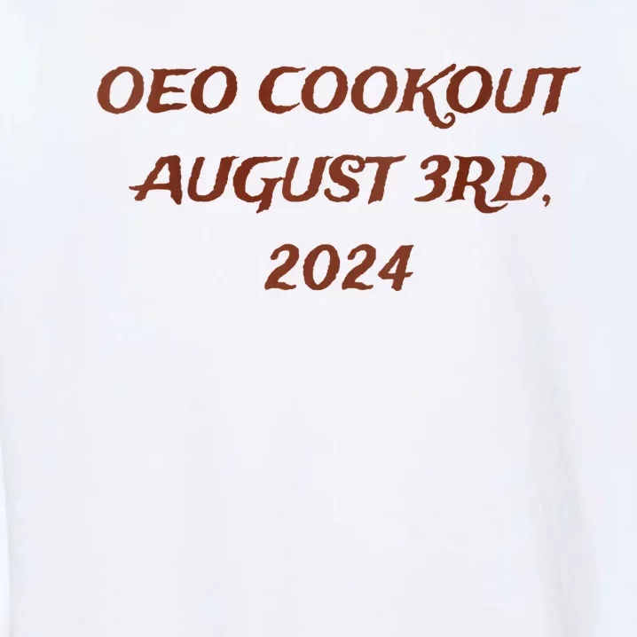 One Eyed Owl Oeo Cookout 2024 Garment-Dyed Sweatshirt