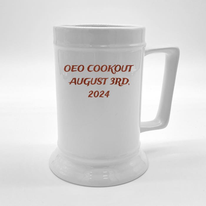 One Eyed Owl Oeo Cookout 2024 Front & Back Beer Stein