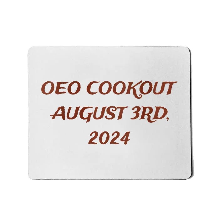 One Eyed Owl Oeo Cookout 2024 Mousepad