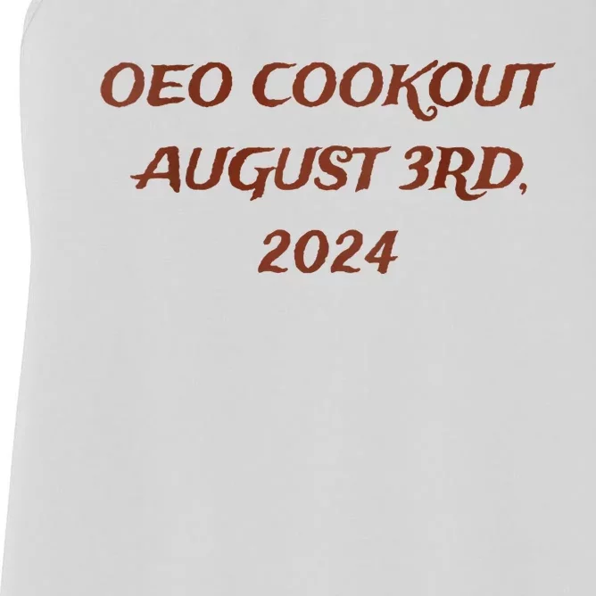 One Eyed Owl Oeo Cookout 2024 Women's Racerback Tank