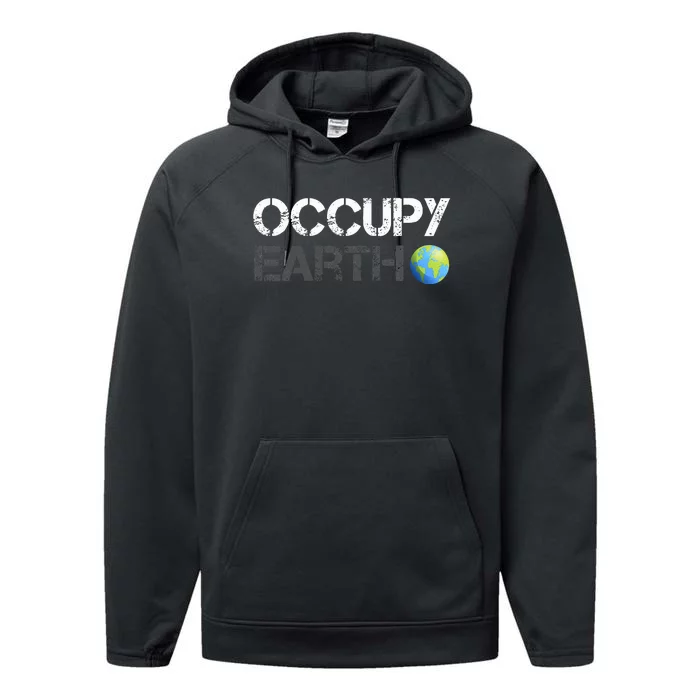 Occupy Earth Performance Fleece Hoodie