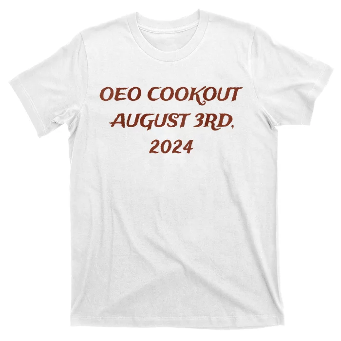 One Eyed Owl Oeo Cookout 2024 T-Shirt