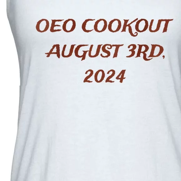 One Eyed Owl Oeo Cookout 2024 Ladies Essential Flowy Tank