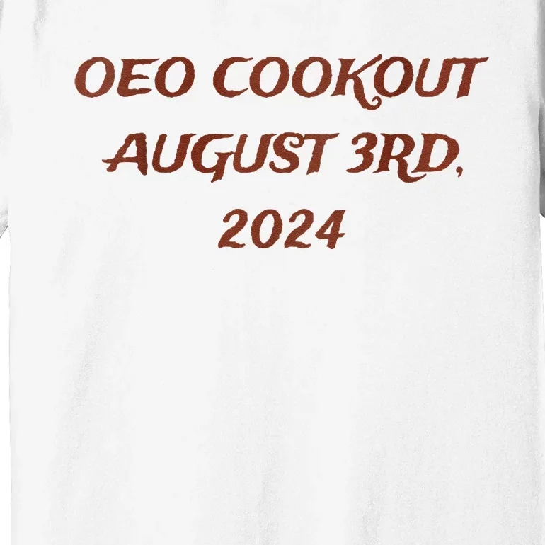 One Eyed Owl Oeo Cookout 2024 Premium T-Shirt