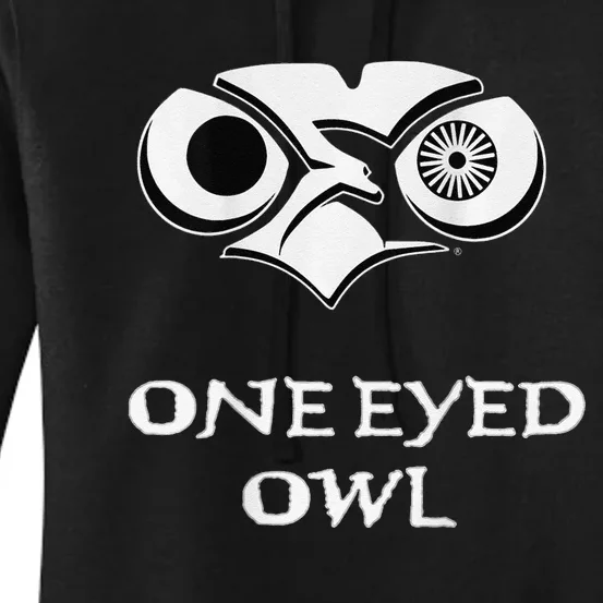 One Eyed Owl Oeo Aliens Warning Women's Pullover Hoodie