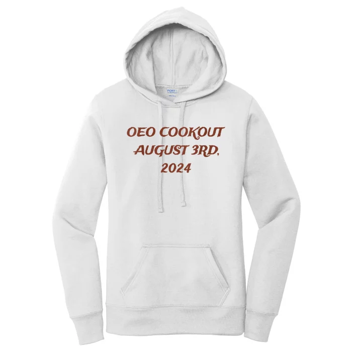 One Eyed Owl Oeo Cookout 2024 Women's Pullover Hoodie