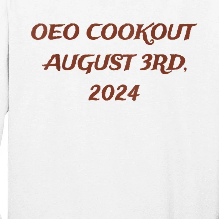 One Eyed Owl Oeo Cookout 2024 Tall Long Sleeve T-Shirt