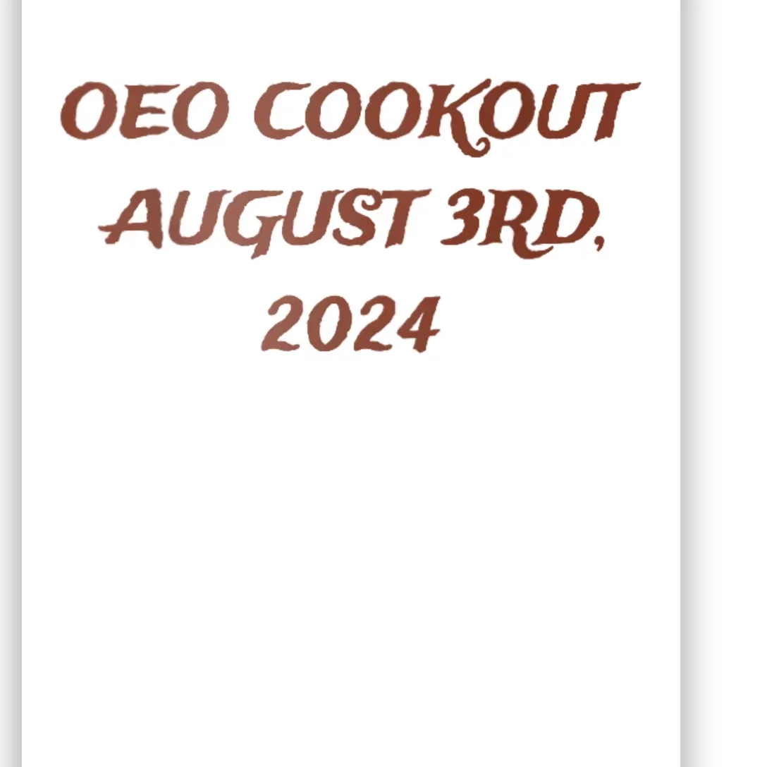 One Eyed Owl Oeo Cookout 2024 Poster