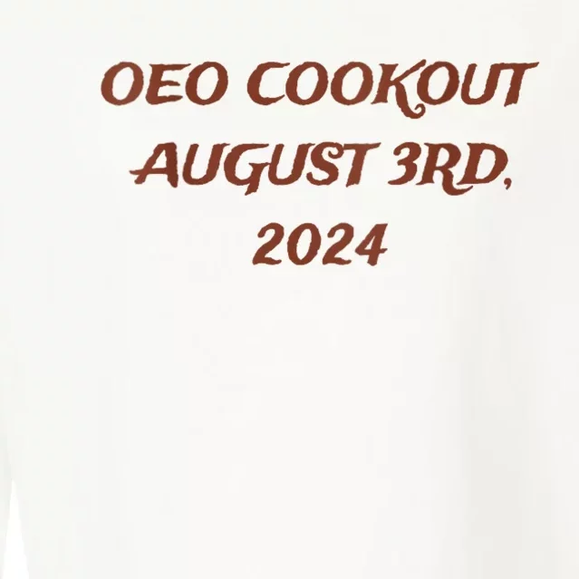 One Eyed Owl Oeo Cookout 2024 Cropped Pullover Crew