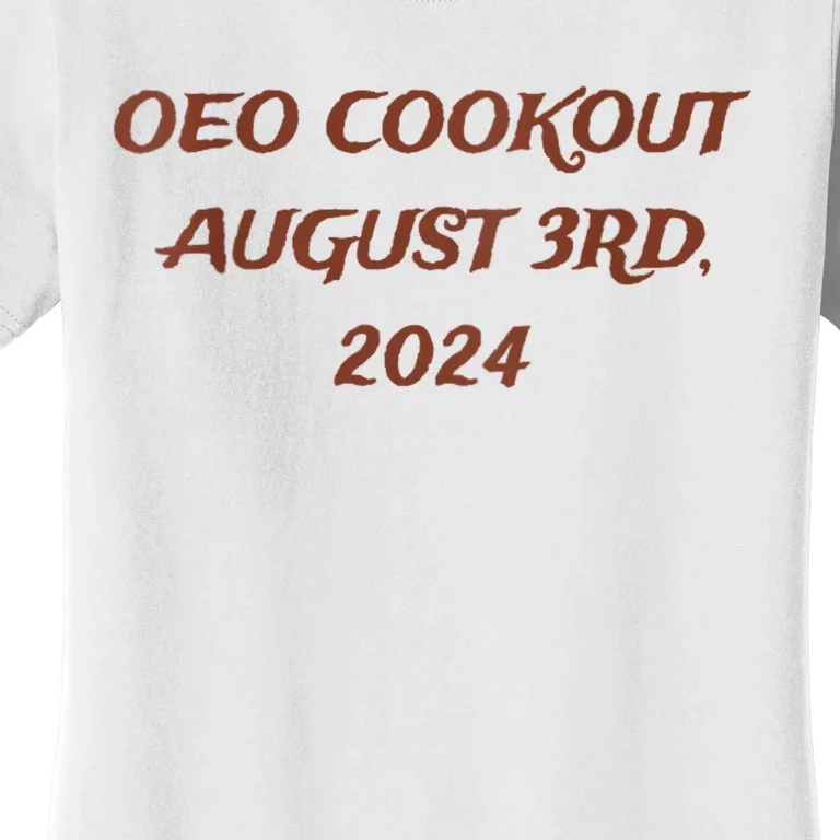 One Eyed Owl Oeo Cookout 2024 Women's T-Shirt