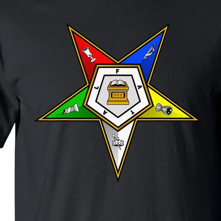 OES Emblem Order of the Eastern Star Tall T-Shirt