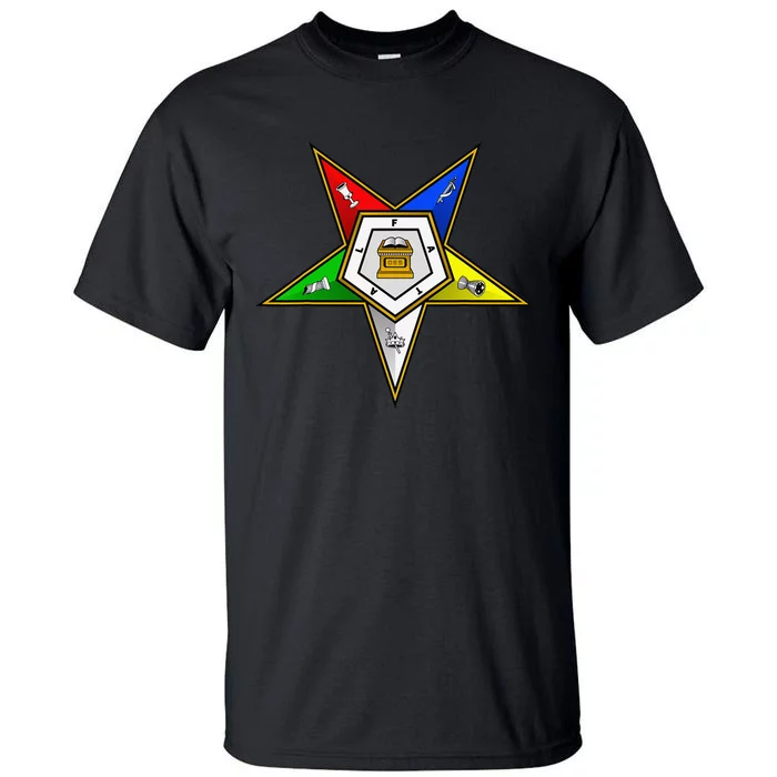 OES Emblem Order of the Eastern Star Tall T-Shirt