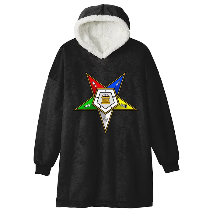 OES Emblem Order of the Eastern Star Hooded Wearable Blanket