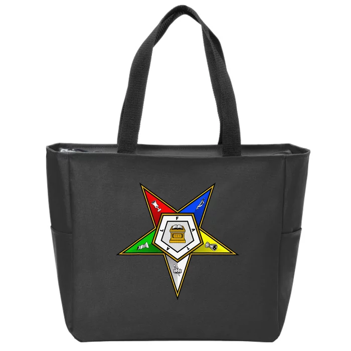 OES Emblem Order of the Eastern Star Zip Tote Bag