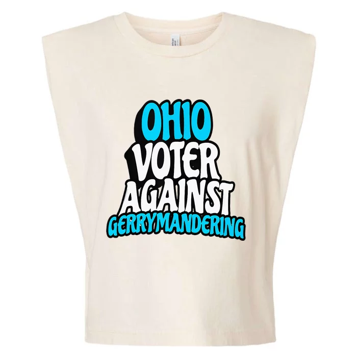 Ohio Election Reform Stop Gerrymandering In Ohio Garment-Dyed Women's Muscle Tee