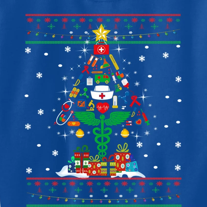 Ob Er School Nicu L And D Nurse Ugly Christmas Tree Sweater Gift Kids Sweatshirt