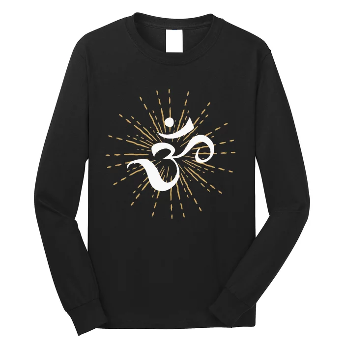 Om Energy Symbol Chakra Mantra Meditation Yoga Long Sleeve Shirt