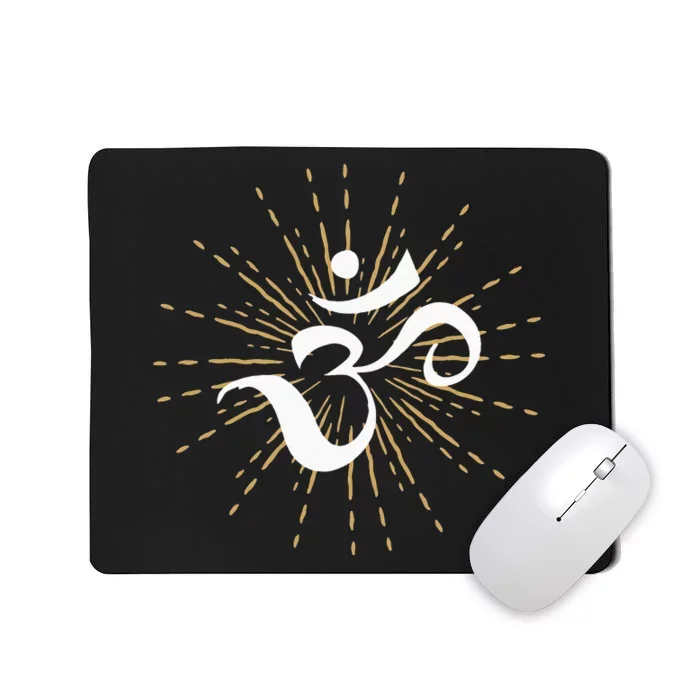 Om Energy Symbol Chakra Mantra Meditation Yoga Mousepad