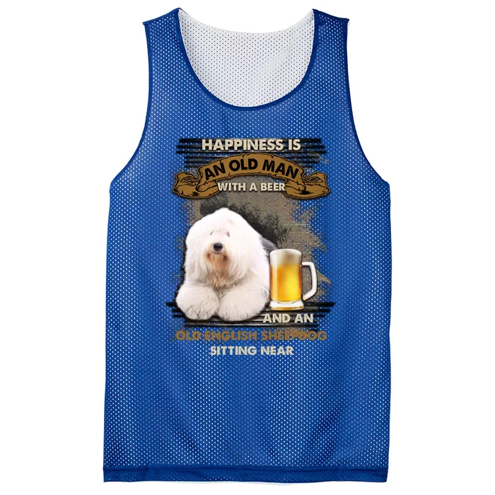 Old English Sheepdog Sitting Near Gift For You Gift Mesh Reversible Basketball Jersey Tank