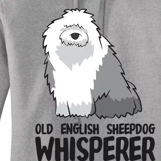 Old English Sheepdog Whisperer Cute Sheepdog Gift Women's Pullover Hoodie