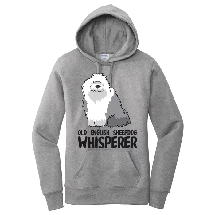 Old English Sheepdog Whisperer Cute Sheepdog Gift Women's Pullover Hoodie