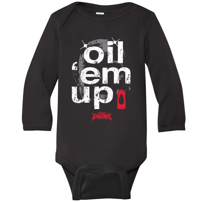 Oil Em Up Full Violence Baby Long Sleeve Bodysuit