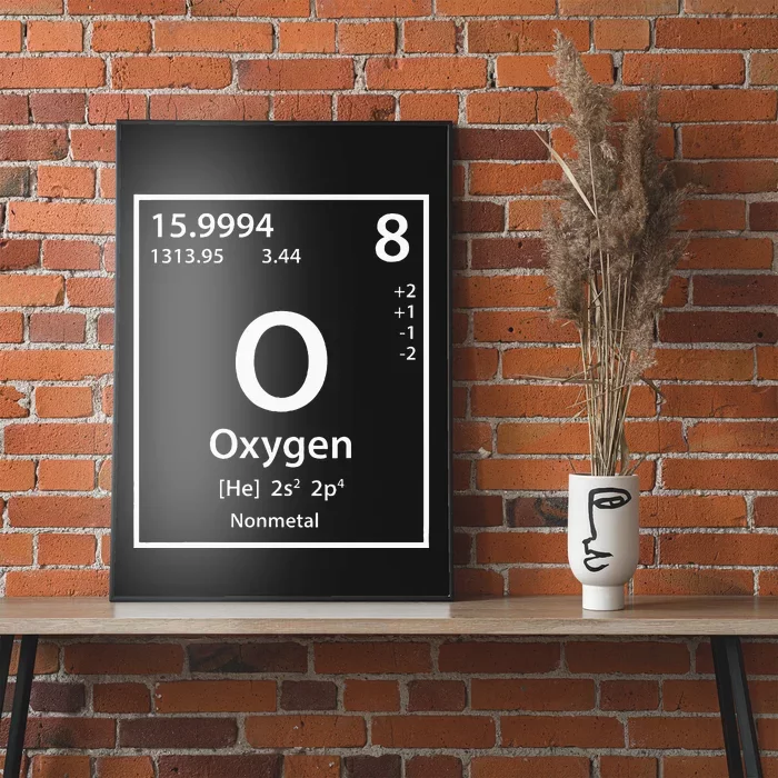 Oxygen Element (White) Poster