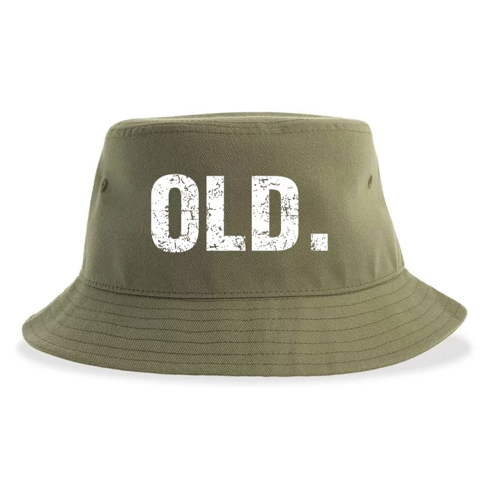 Old Funny 40th 50th 60th 70th Birthday Sustainable Bucket Hat