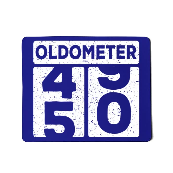 Odometer Funny 50th Birthday Gift Mousepad