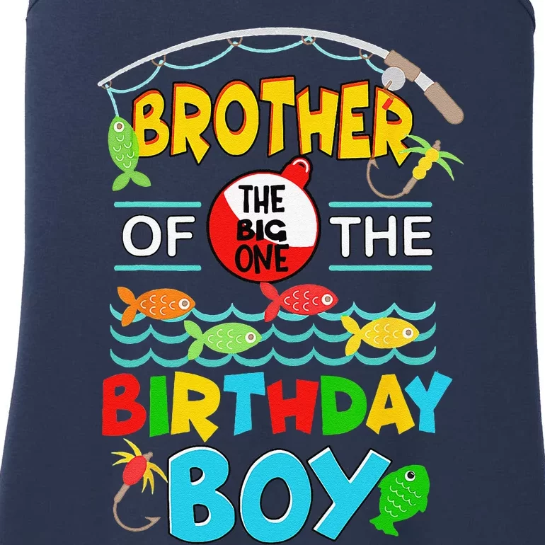 O Fish Ally One Birthday Outfit Brother Of The Birthday Ladies Essential Tank