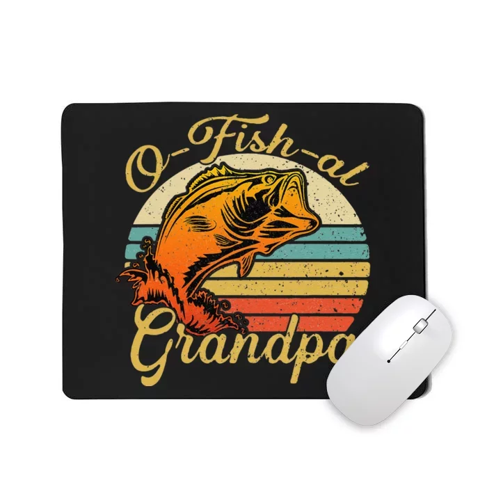 O Fish Al Grandpa Fishing Baby Pregnancy Announcement Mousepad