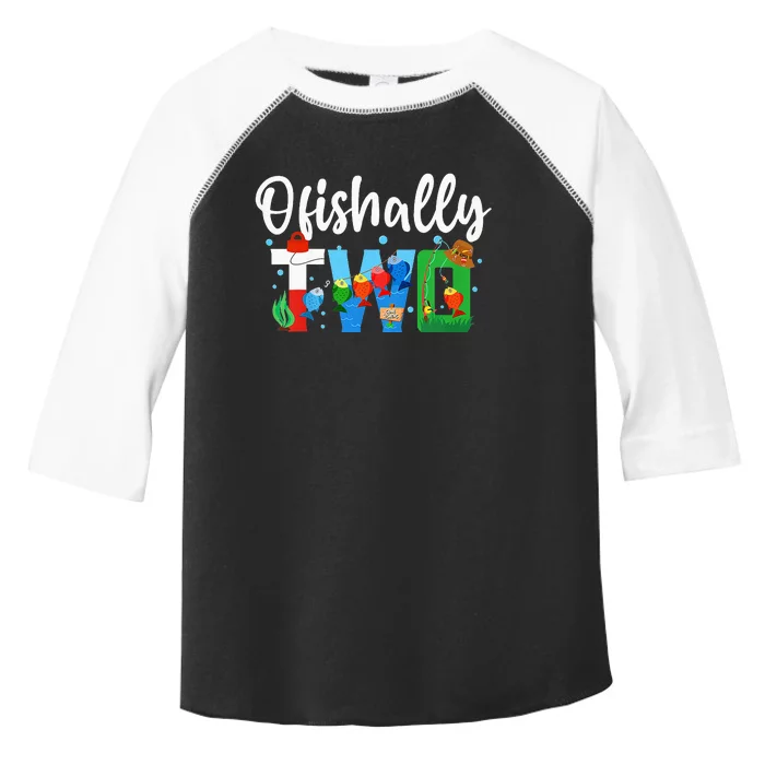 O Fish Ally Two Birthday Decorations 2 Year Old Toddler Fine Jersey T-Shirt