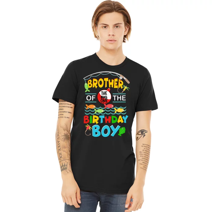 O Fish Ally One Birthday Outfit Brother Of The Birthday Premium T-Shirt