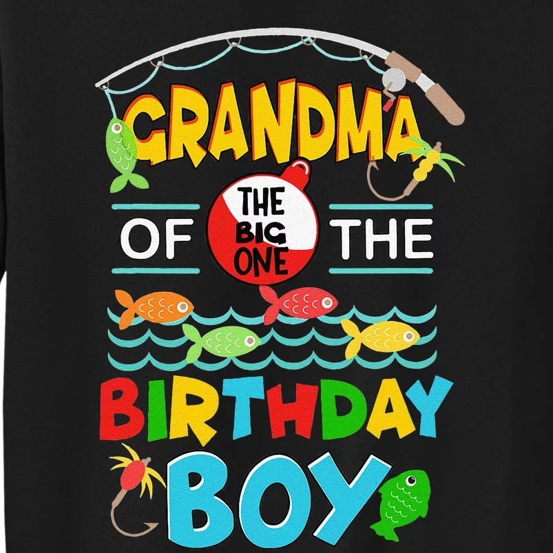 O Fish Ally One Birthday Outfit Grandma Of The Birthday Sweatshirt