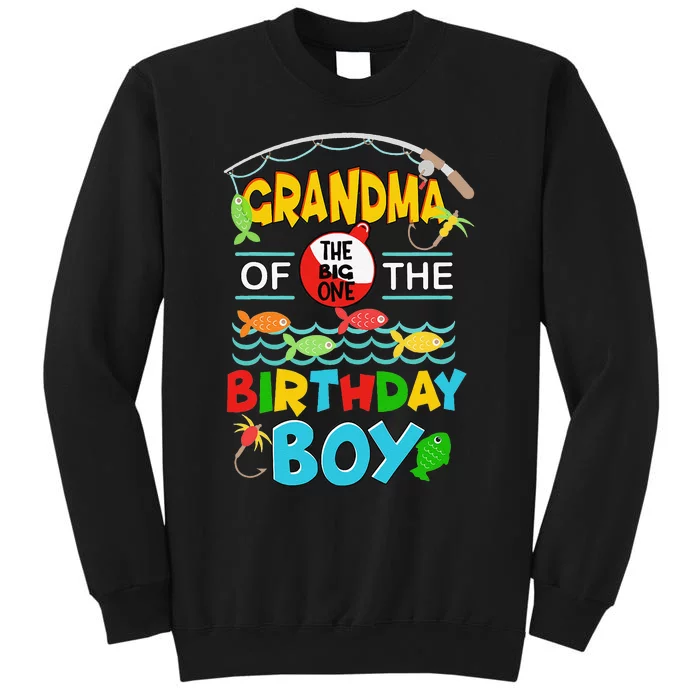 O Fish Ally One Birthday Outfit Grandma Of The Birthday Sweatshirt