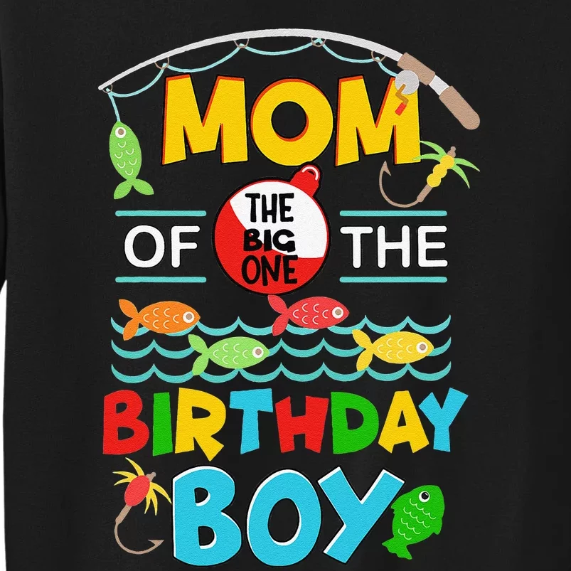 O Fish Ally One Birthday Outfit Mom Of The Birthday Sweatshirt