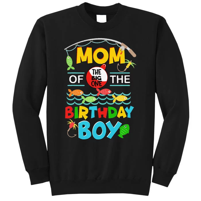 O Fish Ally One Birthday Outfit Mom Of The Birthday Sweatshirt