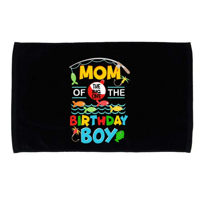 O Fish Ally One Birthday Outfit Mom Of The Birthday Microfiber Hand Towel