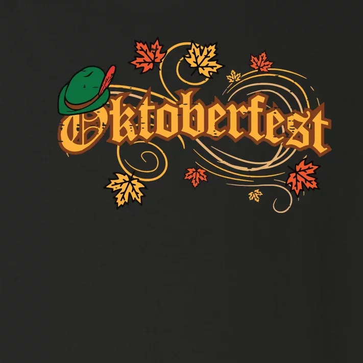 Oktoberfest Fall Autumn Leaves German Costume Toddler Long Sleeve Shirt