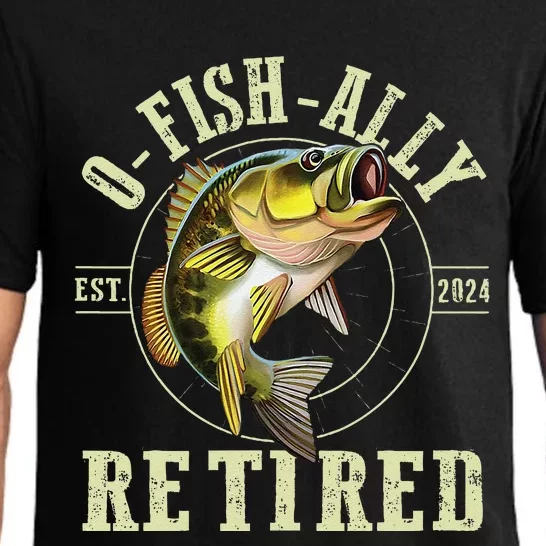 O Fish Ally Retired Since 2024 Fishing Retirement Lovers Pajama Set