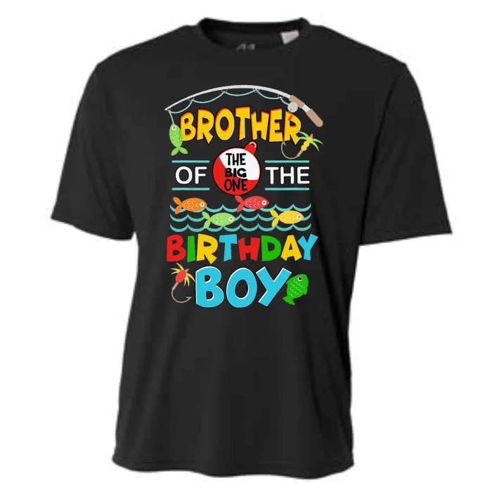 O Fish Ally One Birthday Outfit Brother Of The Birthday Cooling Performance Crew T-Shirt