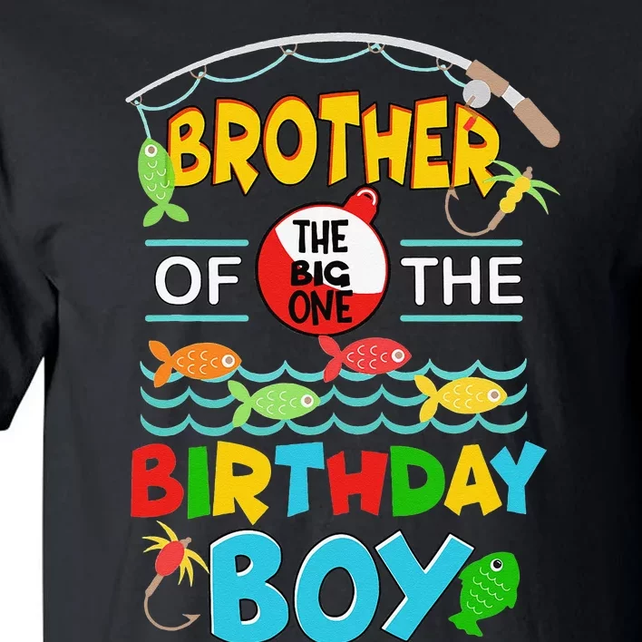 O Fish Ally One Birthday Outfit Brother Of The Birthday Tall T-Shirt